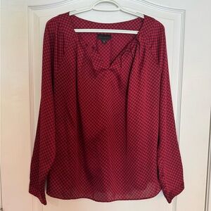 Worthington Red Relaxed Blouse
